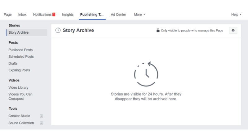 Facebook thử nghiệm tính năng cho phép Pages lưu trữ và chia sẻ Stories